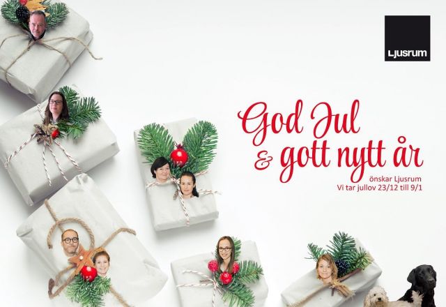 GOD JUL OCH GOTT NYTT ÅR! 

Tack för ett fantastiskt år!
Vi tar jullov den 23 december och är åter på kontoret 9 januari. Vi ser fram emot ett nytt år tillsammans med nya spännande projekt.
-------------
Thanks for another fantastic year!
We are looking forward to a new year together with new exciting projects.